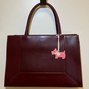 Radley Burgundy Tote Bag